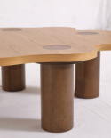 Table basse \'Livora\' 107x98cm - Naturel