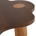 Table basse \'Livora\' 107x98cm - Noyer