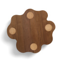 Table basse \'Livora\' 107x98cm - Noyer