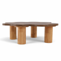 Table basse \'Livora\' 107x98cm - Noyer
