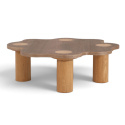 Table basse \'Livora\' 107x98cm - Noyer