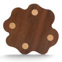 Table basse \'Livora\' 107x98cm - Noyer