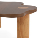 Table basse \'Livora\' 107x98cm - Noyer