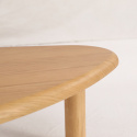 Table basse \'Uovo\' 116.5x73cm - Naturel