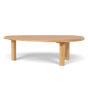 Table basse \'Uovo\' 116.5x73cm - Naturel