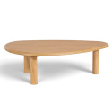 Table basse \'Uovo\' 116.5x73cm - Naturel