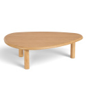 Table basse \'Uovo\' 116.5x73cm - Naturel