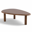Table basse \'Uovo\' 116.5x73cm - Noyer