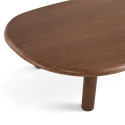 Table basse \'Uovo\' 116.5x73cm - Noyer