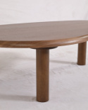 Table basse \'Uovo\' 116.5x73cm - Noyer