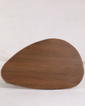Table basse \'Uovo\' 116.5x73cm - Noyer