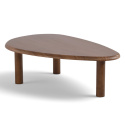 Table basse \'Uovo\' 116.5x73cm - Noyer