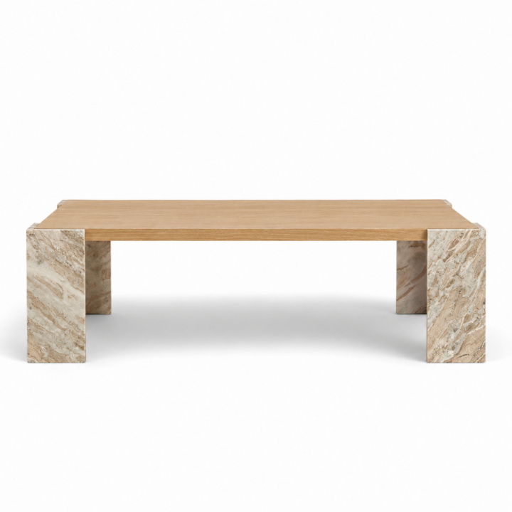 Table basse \'Monte\' 115x75cm - Naturel dans le groupe Meubles / Tables / Table basse chez Reforma (BCT-M115-oak)