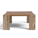 Table basse \'Monte\' 115x75cm - Naturel