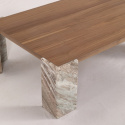 Table basse \'Monte\' 115x75cm - Noyer