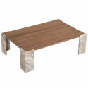 Table basse \'Monte\' 115x75cm - Noyer