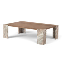 Table basse \'Monte\' 115x75cm - Noyer