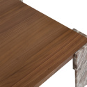 Table basse \'Monte\' 115x75cm - Noyer