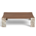 Table basse \'Monte\' 115x75cm - Noyer