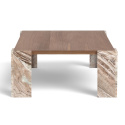 Table basse \'Monte\' 115x75cm - Noyer