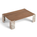 Table basse \'Monte\' 115x75cm - Noyer