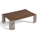 Table basse \'Monte\' 115x75cm - Noyer
