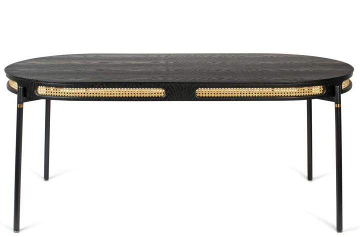 Table à manger \'Don\'t Stop the Webbing\' 180x90cm - Noir dans le groupe Meubles / Tables / Table à manger chez Reforma (BM21006)