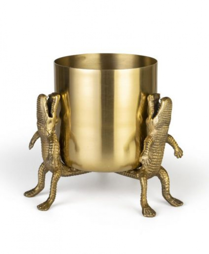 Vase \'Crocodile\' M - Laiton dans le groupe Décoration / Décoration / Vases chez Reforma (BM82007)