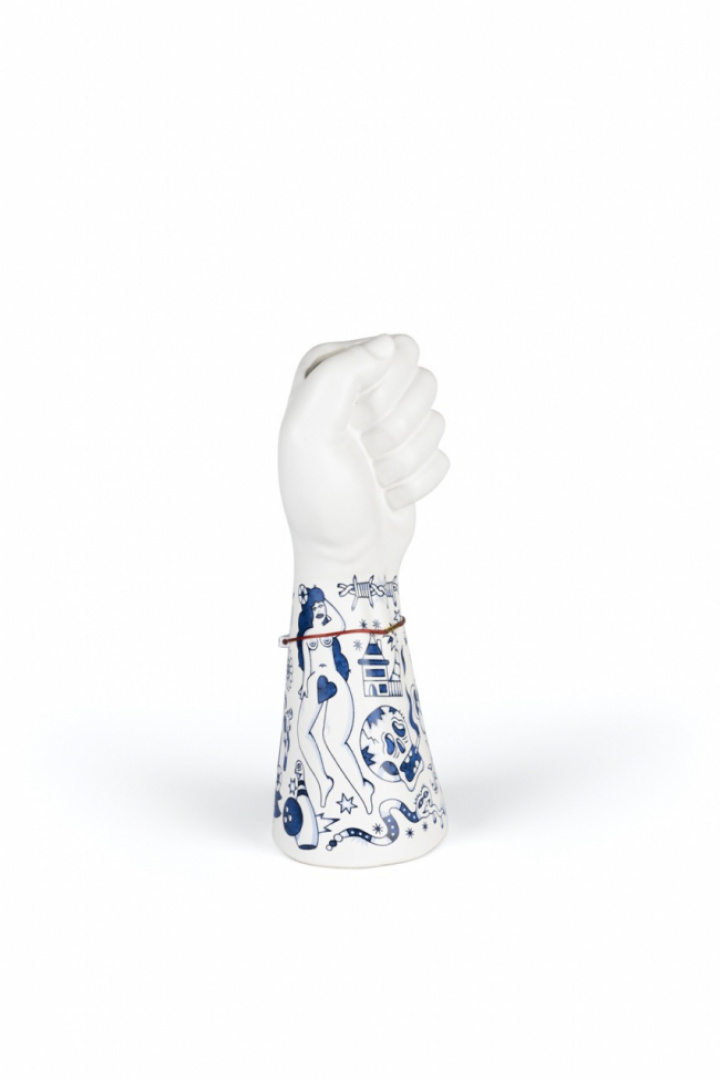 Vase \'Liberty Matters\' - Bleu dans le groupe Décoration / Décoration / Vases chez Reforma (BM82010)