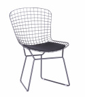 Chaise \'Bertoia\' - Argent/Gris