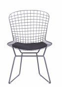 Chaise \'Bertoia\' - Argent/Gris