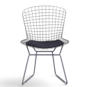 Chaise \'Bertoia\' - Argent/Gris