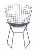 Chaise \'Bertoia\' - Argent/Gris