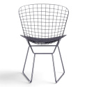 Chaise \'Bertoia\' - Argent/Gris