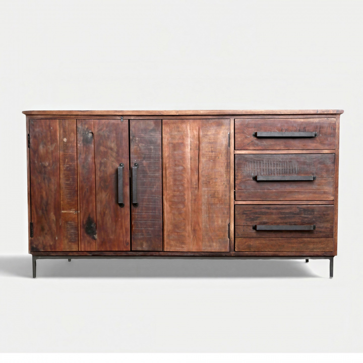 Armoire \'Polignano a Mare\' - Brun dans le groupe Meubles / Étagères & rangement / Armoires et buffets chez Reforma (CLFW00160)