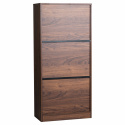 Bibliothèque \'Colin\' 60x129 - Noyer/Noir