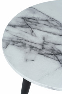 Table basse \'Marbleous\' - Blanc/Noir
