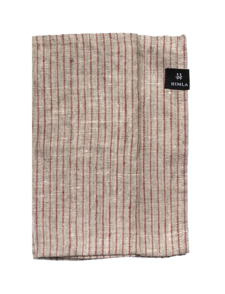 Serviette \'Linus\' 45x45 - Rouge/Noir dans le groupe Chambres chez Reforma (D14233-00048-1604)