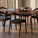 Table à manger \'Nordisk\' 180x70cm - Noyer