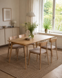 Table à manger \'Nordisk\' 180x70cm - Chêne