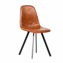 Chaise \'Carrie\' - Cognac