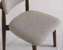 Chaise \'Milo\' - Noyer/Gris