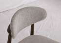 Chaise \'Milo\' - Noyer/Gris