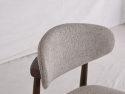 Tabouret de bar \'Milo\' - Noyer/Gris