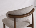Tabouret de bar \'Milo\' - Noyer/Gris