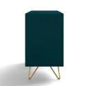 Commode \'Elle\' 120x70 - Turquoise/Laiton