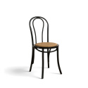 Chaise \'Bistro\' - Rotin/Noir