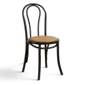 Chaise \'Bistro\' - Rotin/Noir
