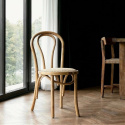 Chaise \'Bistro\' - Rotin/Naturel