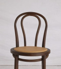 Tabouret de bar \'Bistro\' - Noyer/Rotin